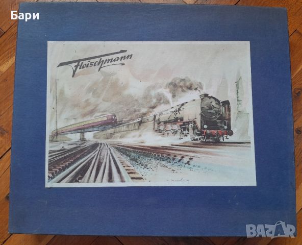 Старо колекционерско влакче /Парен локомотив Fleischmann 24 001, снимка 1 - Колекции - 45492324