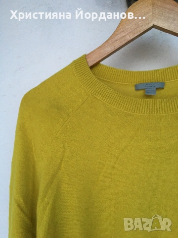 COS пуловер тип пончо вълна и кашмир, С , снимка 7 - Блузи с дълъг ръкав и пуловери - 53156238