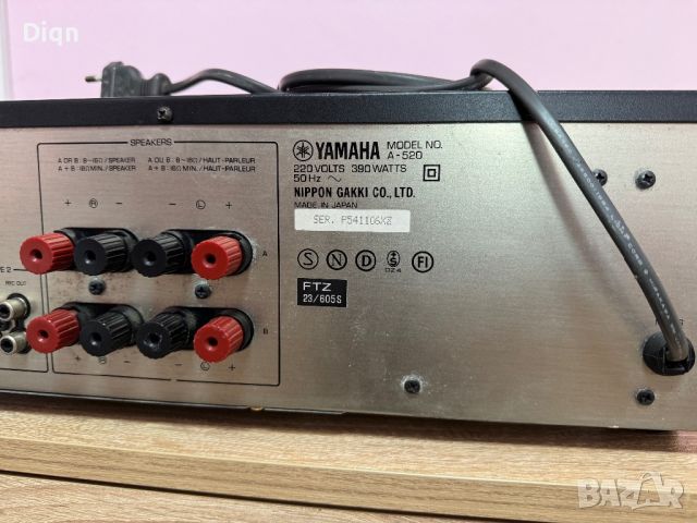 Yamaha A-520, снимка 13 - Ресийвъри, усилватели, смесителни пултове - 45735580