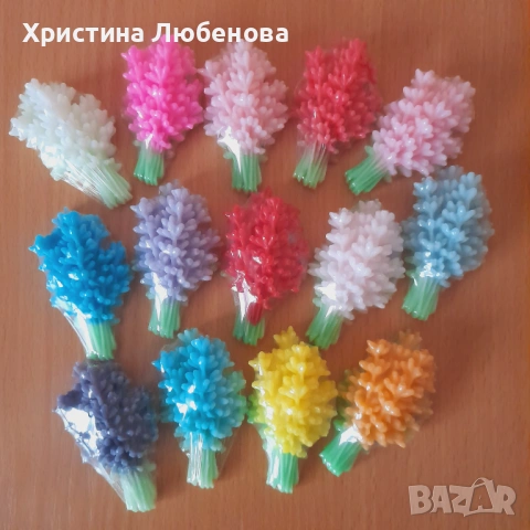 глицеринови букетчета , снимка 18 - Декорация за дома - 43901427