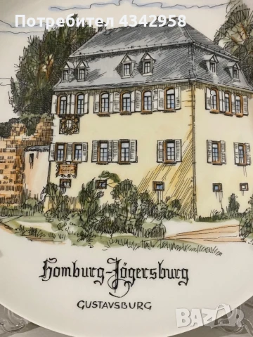 Uhlenhorst Gegr.Vintage. Чиния за стена., снимка 2 - Антикварни и старинни предмети - 50586901