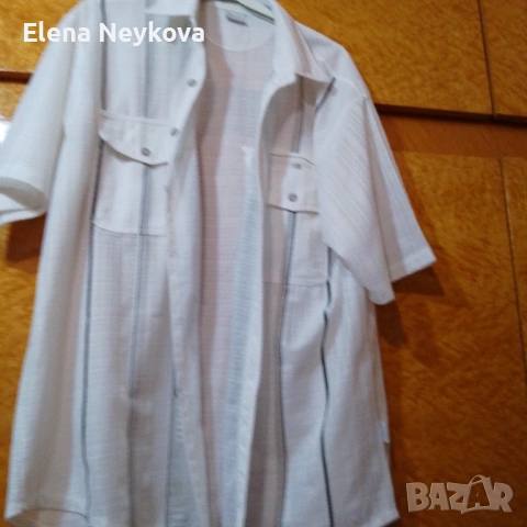 Риза с къс ръкав 