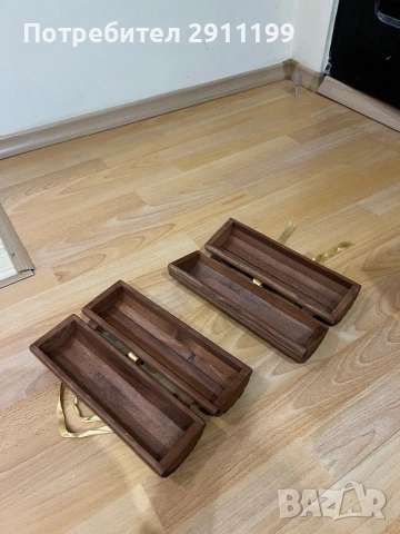 Дървена кутия, цилиндър 2 бр., снимка 2 - Други - 53784962