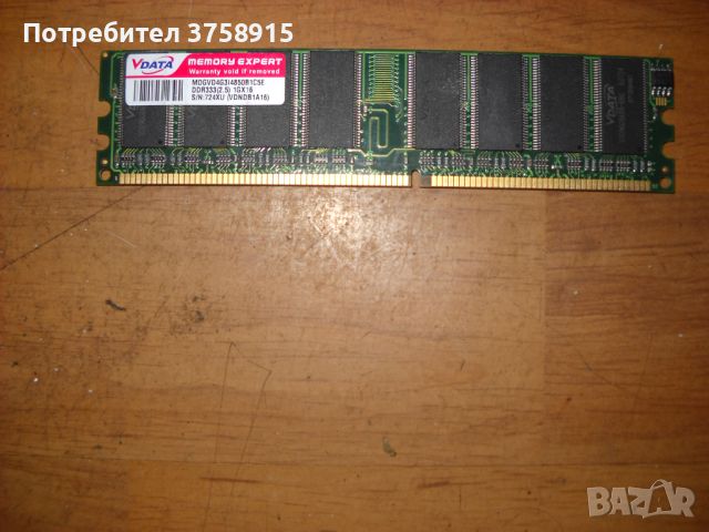 33.Ram DDR 333 MHz,PC-2700,1GB,VDATA