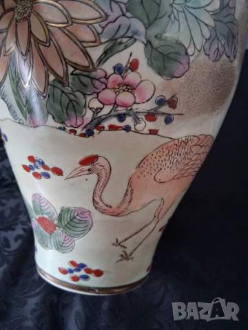 Китайска порцеланова ваза [2], снимка 15 - Антикварни и старинни предмети - 51886119