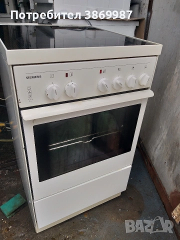 Печка със керамични котлони и вентилатор Siemens , снимка 4 - Печки, фурни - 53925851