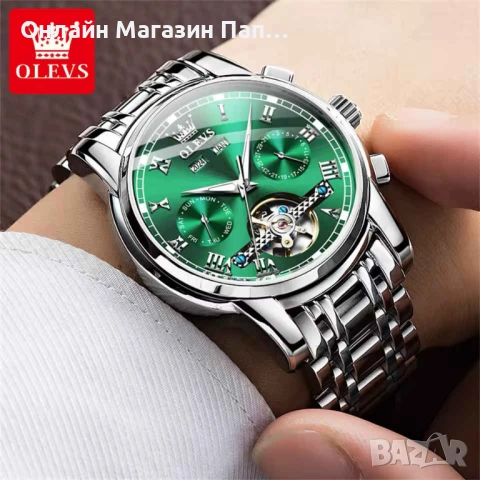 OLEVS 6607 Мъжки Механичен Автоматичен Турбийон Часовник, снимка 2 - Мъжки - 54057150