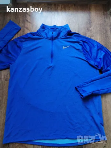 Nike Dri-FIT Element Top Half-Zip - страхотна мъжка блуза ХЛ КАТО НОВА, снимка 5 - Блузи - 49416032