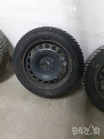 Зимни гуми с джанти 5х112 16цола, снимка 3 - Гуми и джанти - 52401079