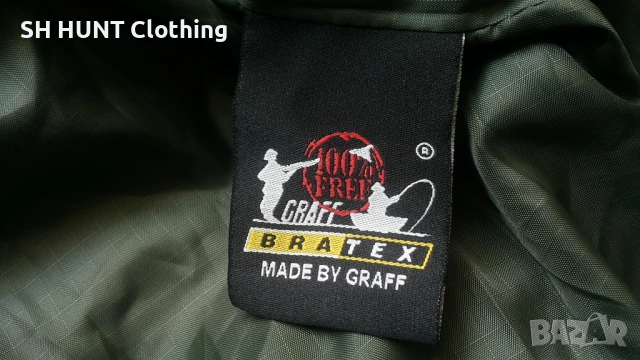 GRAFF BRA TEX HUNTING FISHING WATERPROOF Jacket размер XXXL за лов яке водонепромокаемо - 2384, снимка 17 - Екипировка - 53852286