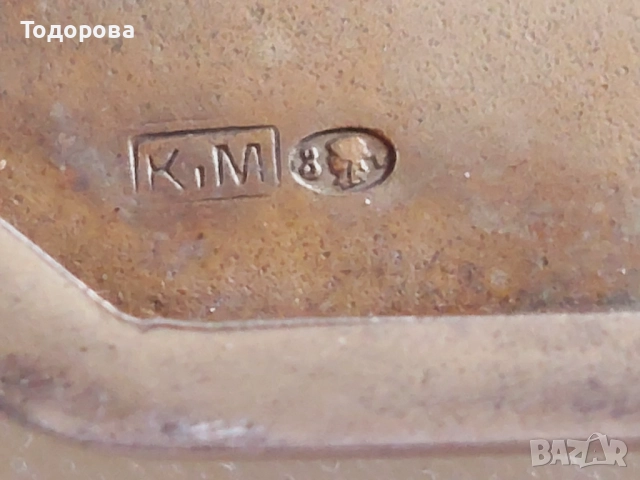 Изключително рядка сребърна табакера с емайл и с лика на фюрера, снимка 10 - Антикварни и старинни предмети - 51951100