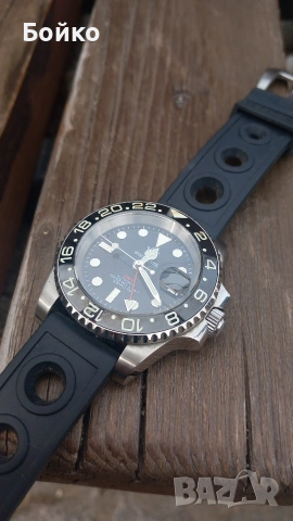 Steeldive GMT Seiko NH34, снимка 10 - Мъжки - 53696616