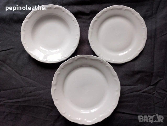 3 кашона нови чинии ИЗИДА, 18 см / 21 см