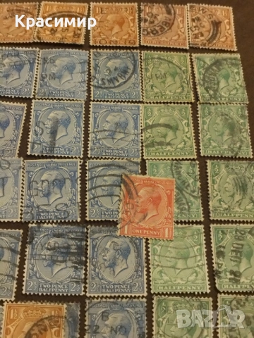 British Stamp - King George 5 .80 Броя !