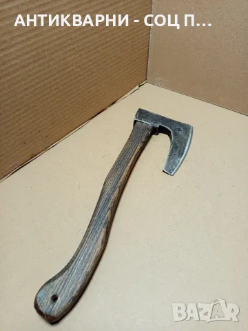 Соц Стара Ръчно Кована Ловно Рибарска Брадвичка Номер 2. Тегло 0.680кг., снимка 4 - Антикварни и старинни предмети - 50436482