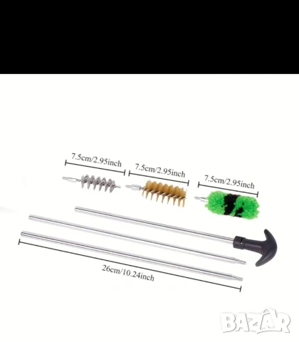 6 бр. Комплект четки за почистване на пушки 20GA, снимка 3 - Други услуги - 54083811