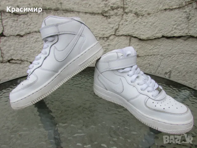 Детски маратонки Nike Air Force 1 Mid LE GS, снимка 10 - Детски маратонки - 47862536