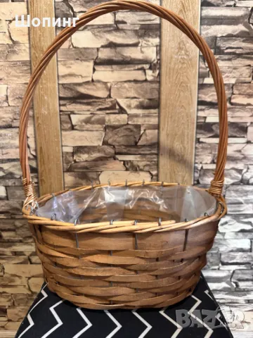 Нови плетени кошници с метал