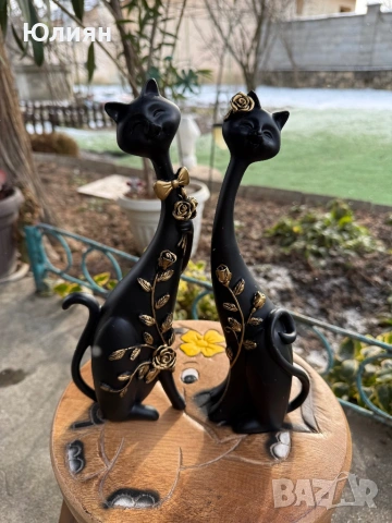 Котки 2 броя комплект, снимка 3 - Декорация за дома - 53149843