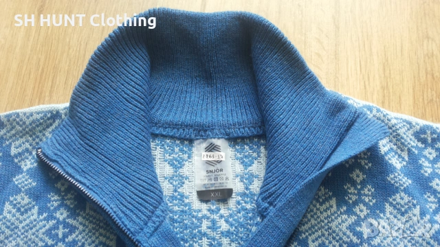 SNJOR Jostedal wool sweater HN 50% wool, 50% acrylic размер XXL вълнен пуловер - 2119, снимка 12 - Пуловери - 53471729