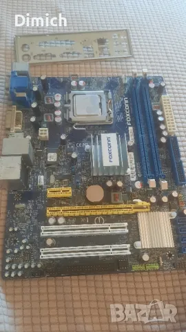 Дънна платка Foxconn G41MXP CPU E3400