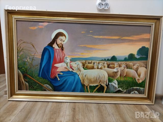 Картина Исус пастирът със стадото си
