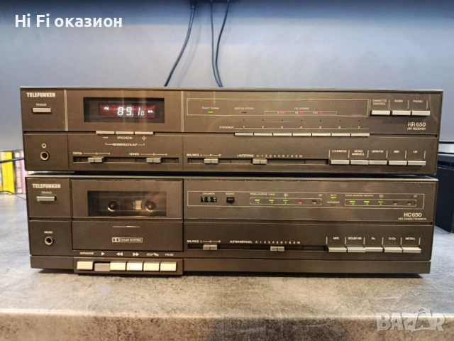 Дек Telefinken HC-650 / Ресийвър Telefunken HR-650
