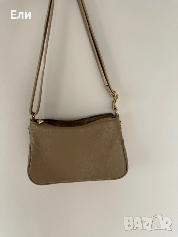  естествена кожа дамска чанта с подарък кожена чанта