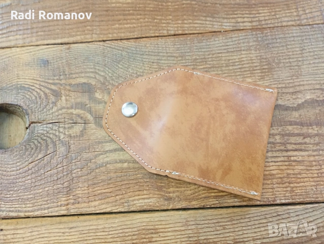 Джобно кожено портмоне за монети и банкноти , снимка 4 - Портфейли, портмонета - 53316459