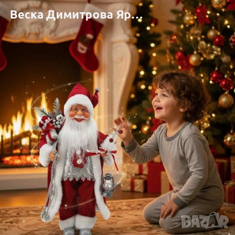 Коледна фигура Дядо Коледа – създай празнично настроение у дома!, снимка 3 - Декорация за дома - 52207196