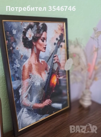 Диамантен гоблен - "ЦИГУЛАРКАТА" , снимка 2 - Гоблени - 53109458