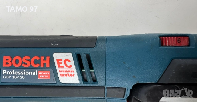 BOSCH GOP 18V-28 - Безчетков многофункционален инструмент 2x18V 4.0Ah, снимка 8 - Други инструменти - 52915296