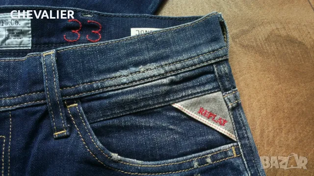 REPLAY Man Original Jeans Размер 33/32 мъжки еластични дънки 34-64, снимка 8 - Дънки - 48088907