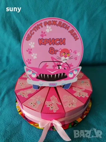 Картонена торта Еднорог, снимка 8 - Други - 49723414