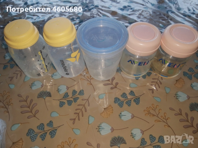 Бебешки шишета и контейнери за кърма , снимка 5 - Прибори, съдове, шишета и биберони - 52411350