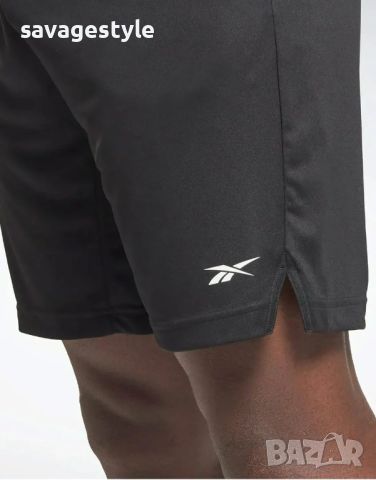 Мъжки къси панталони REEBOK Workout Ready Knit Shorts Black, снимка 3 - Къси панталони - 45760589