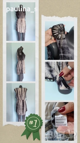 Четири различни броя / Рокля тип туника , снимка 7 - Рокли - 15125654