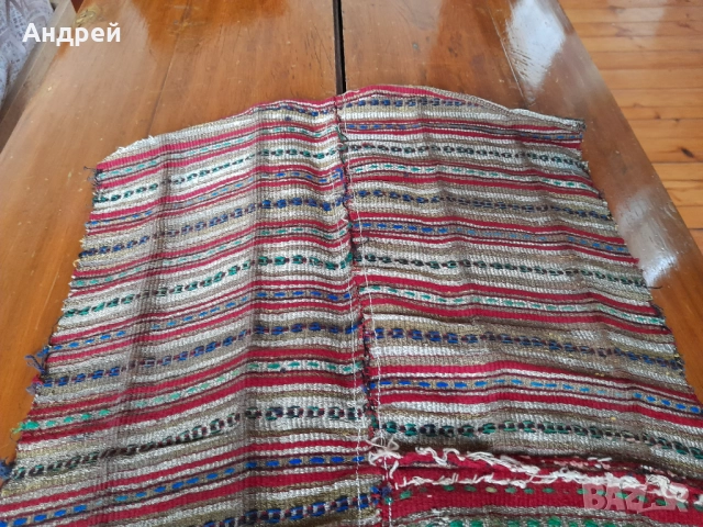 Стара сърмена престилка за Народна Носия Сая, снимка 5 - Антикварни и старинни предмети - 51882445