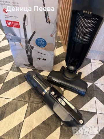 Вертикална безжична прахосмукачка Bosch Flexxo Serie 4, снимка 3 - Прахосмукачки - 54242164