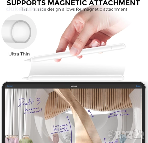 Силиконов калъф за Apple Pencil (USB-C) 2023, снимка 4 - Калъфи, кейсове - 51818897