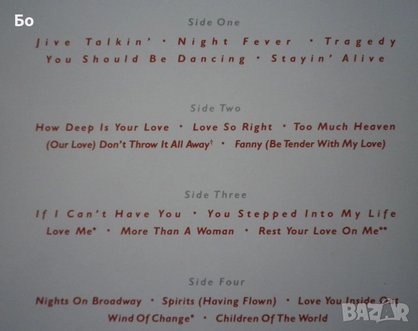 грамофонни плочи Bee Gees, снимка 13 - Грамофонни плочи - 52325291