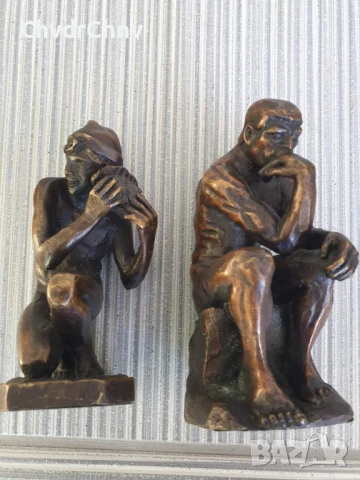 18бр френски бронзови статуетки 10-14см/колекционерски малки скулптури/миниатюри на известни статуи, снимка 9 - Колекции - 50445434