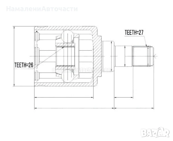 Предно ляво вътрешно каре 31607503537 NPWBM006 Bmw X5