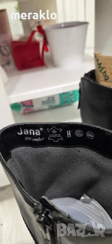 Жана, Jana немски ботуши естествена кожа. , снимка 3 - Дамски ботуши - 53339456