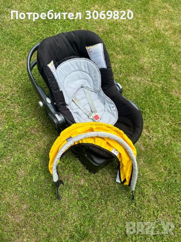 Chicco столче за новородено+ колесник, снимка 3 - Детски колички - 46321921