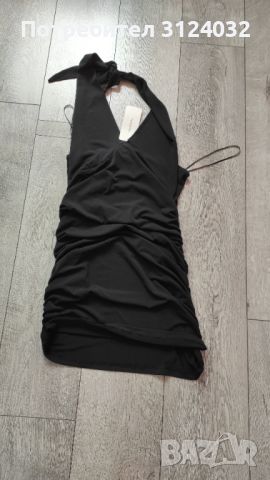 Продавам черна рокля , снимка 1 - Рокли - 45580265