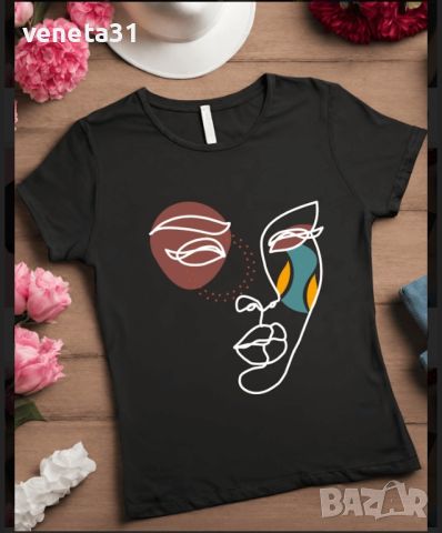 Дамски Art блузи с къс ръкав , снимка 3 - Тениски - 45625930