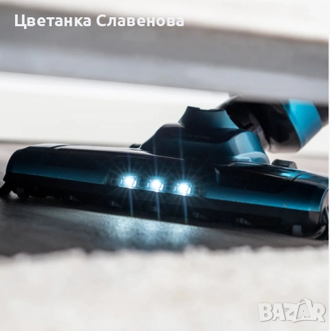 Безжична миеща прахосмукачка Taurus Inedit Wash 29.6, 200 мл, 60 мин, 2 скорости, синя, снимка 8 - Прахосмукачки - 51823047