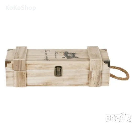 Кутия за вино-15х10х35 см./, снимка 4 - Декорация за дома - 49732013