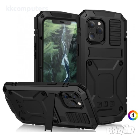 Apple iPhone 12 Pro/12 R-JUST Влагоустойчив Удароустойчив Калъф и Протектор Зашита 360 Градуса